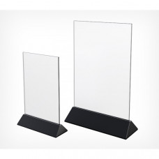 Подставка под меню с акриловым карманом, Color Menu Holder, Black