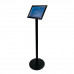 Рекламная напольная стойка черная ALUSNAP-STAND, A4