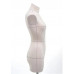 Профессиональный мягкий брючный манекен с конструкторскими линиями,  молочный, без подставки