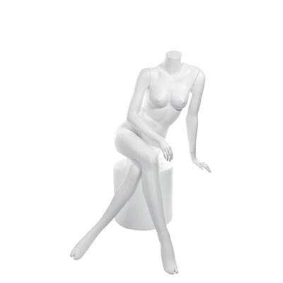 Манекен женский (сидячий, без головы), Pose 33